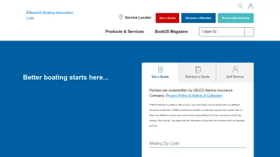 Screenshot preview of boatus.com