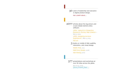 Screenshot of Lukew.com