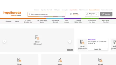 Screenshot preview of hepsiburada.com