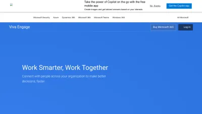 Screenshot of Yammer.com