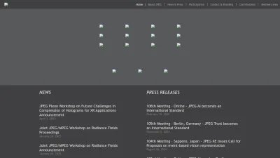 Screenshot of Jpeg.org