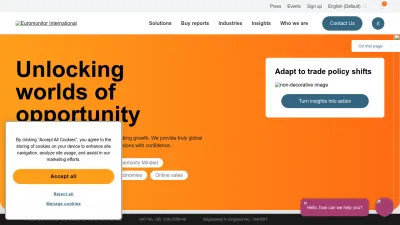 Screenshot of Euromonitor.com