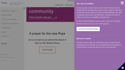 Screenshot of Churchofengland.org