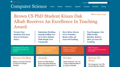 Screenshot of Cs.brown.edu