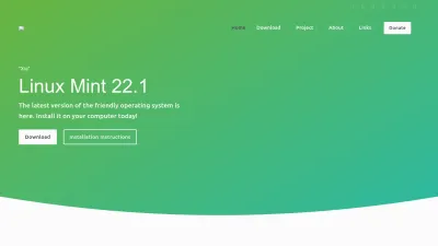 Screenshot preview of linuxmint.com
