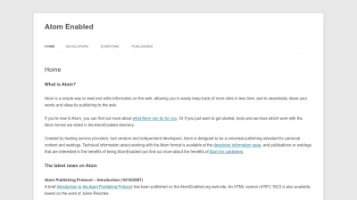 Screenshot of Atomenabled.org
