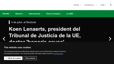 Screenshot preview of uab.cat