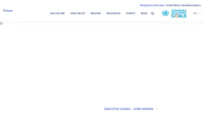 Screenshot of Unwto.org