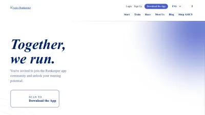 Screenshot of Runkeeper.com