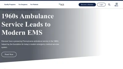 Screenshot of Facs.org