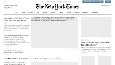 Screenshot of Query.nytimes.com