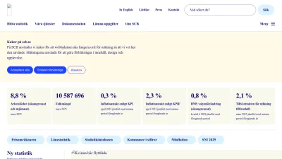 Screenshot of Scb.se