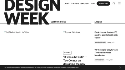 Screenshot of Designweek.co.uk