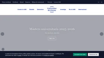 Screenshot of Udg.edu