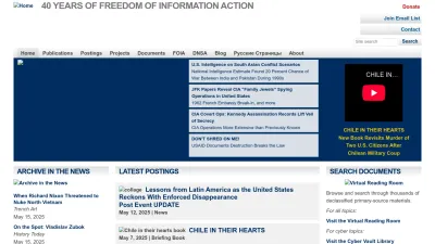 Screenshot of Nsarchive.gwu.edu