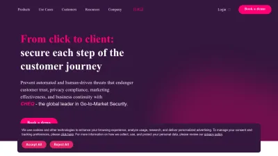 Screenshot of Cheq.ai