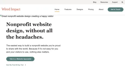 Screenshot of Wiredimpact.com