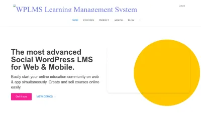 Screenshot of Wplms.io