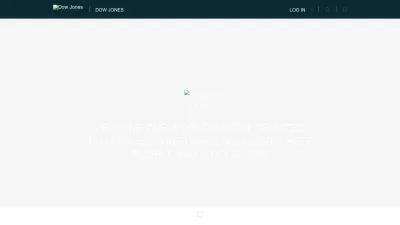 Screenshot of Dowjones.com