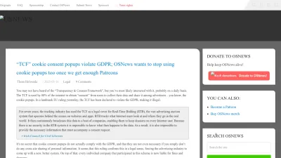 Screenshot preview of osnews.com