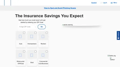 Screenshot preview of geico.com