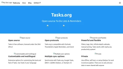 Screenshot of Tasks.org