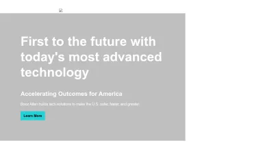 Screenshot preview of boozallen.com