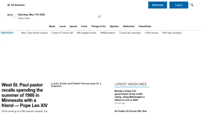 Screenshot of Twincities.com