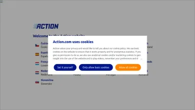 Screenshot of Action.com