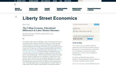 Screenshot of Libertystreeteconomics.newyorkfed.org