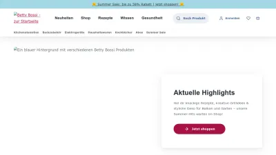 Screenshot preview of bettybossi.ch