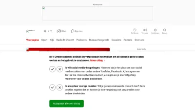 Screenshot of Rtvutrecht.nl