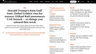 Screenshot of Arabianbusiness.com