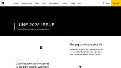 Screenshot of Ngm.nationalgeographic.com