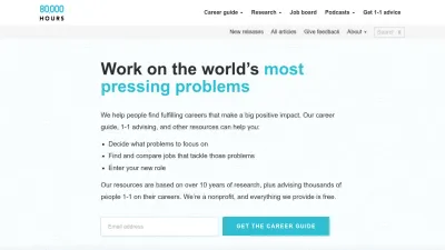 Screenshot of 80000hours.org