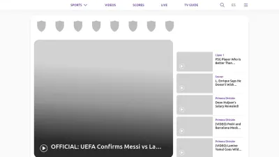 Screenshot preview of beinsports.com