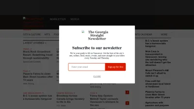 Screenshot of Straight.com