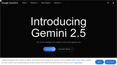 Screenshot preview of deepmind.google