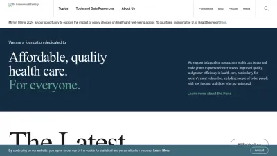 Screenshot of Commonwealthfund.org