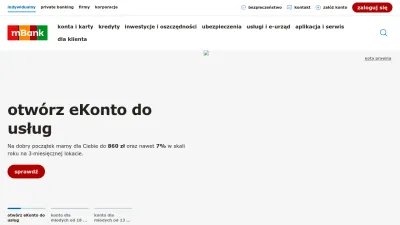 Screenshot preview of mbank.pl