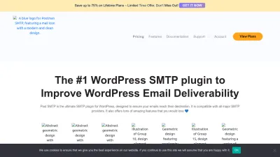 Screenshot of Postmansmtp.com