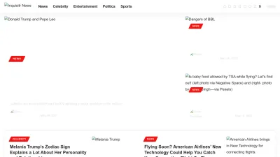 Screenshot of Inquisitr.com