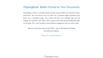 Screenshot of Online.flippingbook.com
