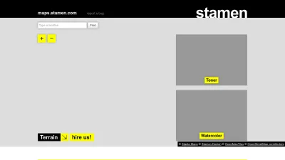 Screenshot preview of maps.stamen.com