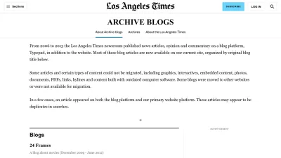 Screenshot of Latimesblogs.latimes.com