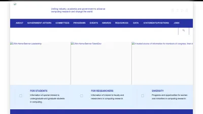 Screenshot of Cra.org