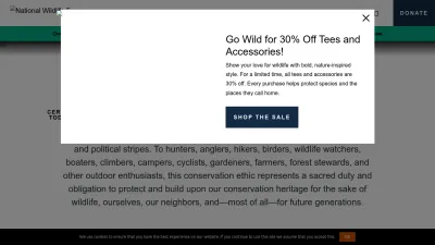 Screenshot of Nwf.org