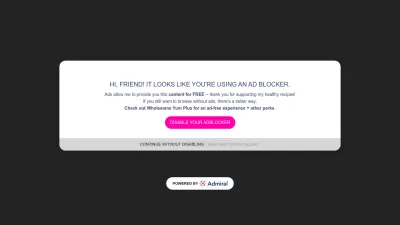 Screenshot preview of wholesomeyum.com