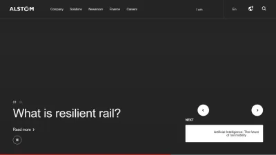Screenshot of Alstom.com