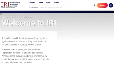 Screenshot of Iri.org